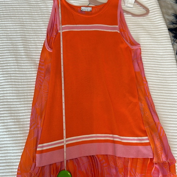 Sfizio Studio gorgeous flowy orange and pink top - Picture 6 of 6